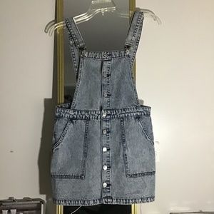 Denim Overall Skirt